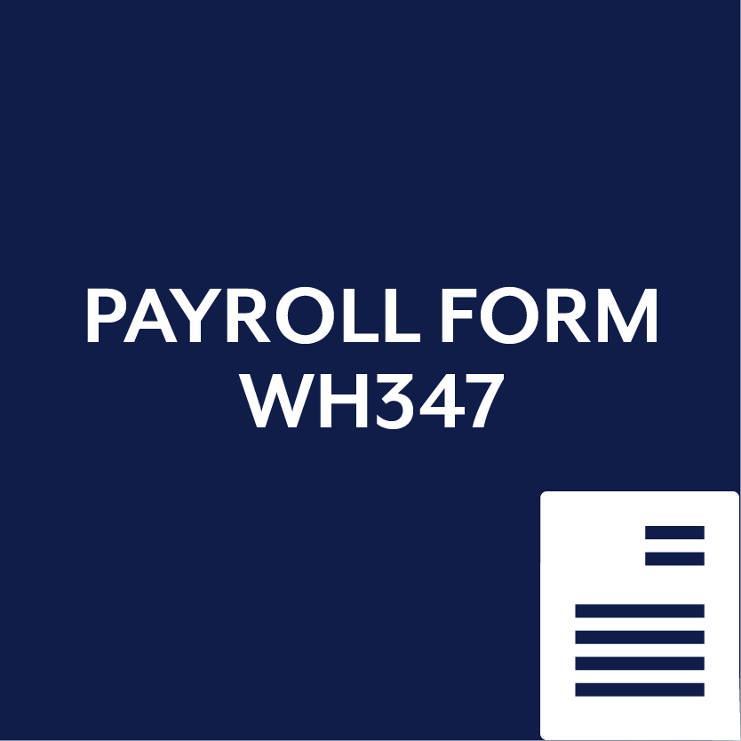 Payroll Form WH347
