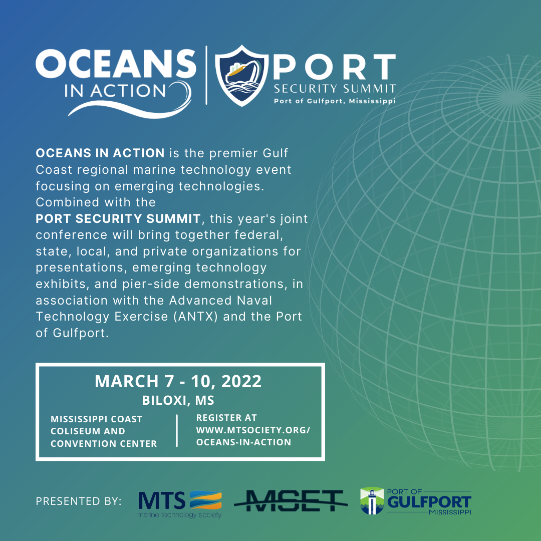 Oceans in Action | Port Security Summit | Port of Gulfport, Mississippi